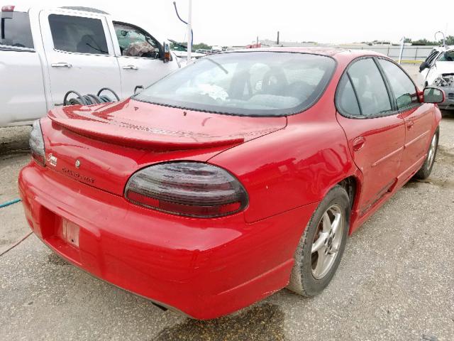 1G2WP52K93F122640 - 2003 PONTIAC GRAND PRIX RED photo 4