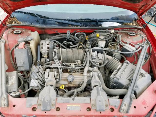 1G2WP52K93F122640 - 2003 PONTIAC GRAND PRIX RED photo 7