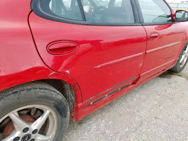 1G2WP52K93F122640 - 2003 PONTIAC GRAND PRIX RED photo 9