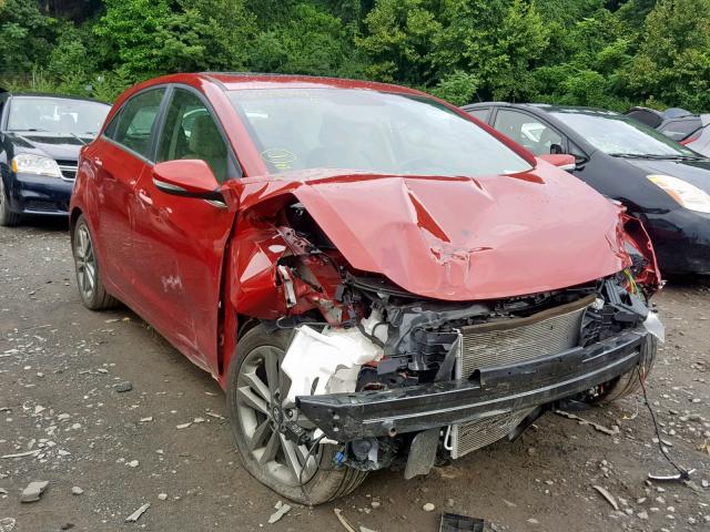 KMHD35LH3GU294693 - 2016 HYUNDAI ELANTRA GT RED photo 1