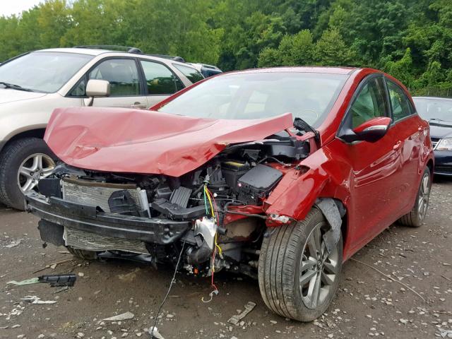 KMHD35LH3GU294693 - 2016 HYUNDAI ELANTRA GT RED photo 2