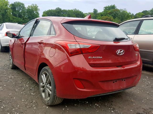 KMHD35LH3GU294693 - 2016 HYUNDAI ELANTRA GT RED photo 3