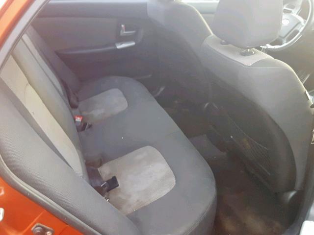 KNAFE121175008464 - 2007 KIA SPECTRA EX ORANGE photo 6