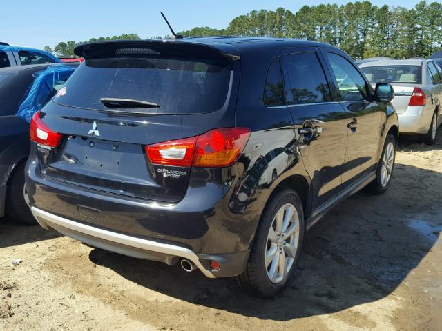 4A4AP4AU7FE037771 - 2015 MITSUBISHI OUTLANDER BLACK photo 4