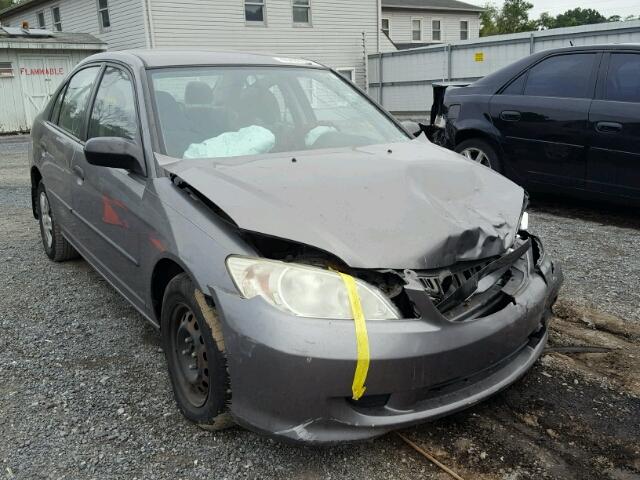 1HGES16335L022556 - 2005 HONDA CIVIC DX V GRAY photo 1