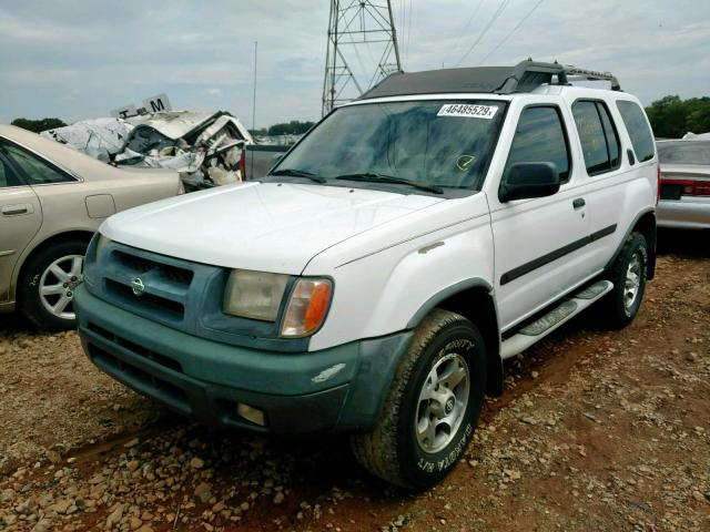 5N1ED28T51C543649 - 2001 NISSAN XTERRA XE WHITE photo 2