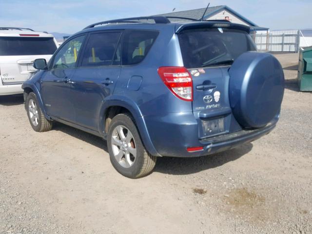 JTMBK31V99D005721 - 2009 TOYOTA RAV4 LIMIT BLUE photo 3