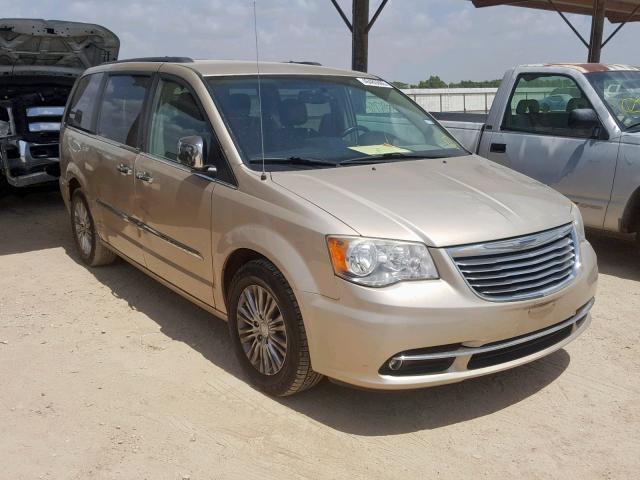 2C4RC1CG5DR636230 - 2013 CHRYSLER TOWN & COU TAN photo 1