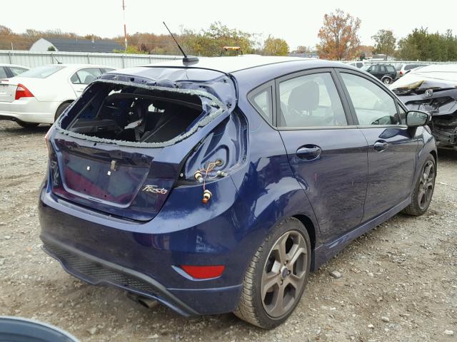 3FADP4GX2GM148171 - 2016 FORD FIESTA ST BLUE photo 4