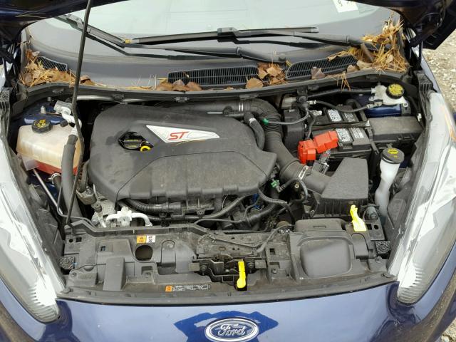 3FADP4GX2GM148171 - 2016 FORD FIESTA ST BLUE photo 7