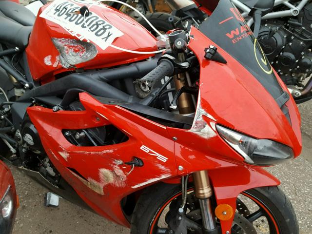 SMTD00NS5CT522316 - 2012 TRIUMPH MOTORCYCLE DAYTONA 67 RED photo 9