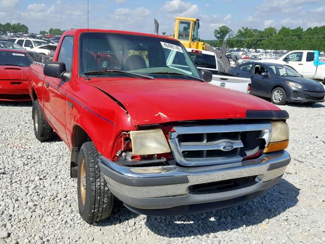 1FTYR10C4WUA36266 - 1998 FORD RANGER RED photo 1