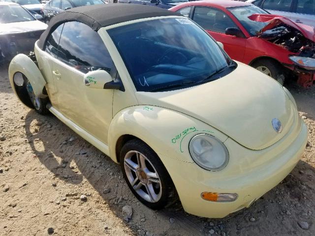 3VWCD31Y54M345239 - 2004 VOLKSWAGEN NEW BEETLE 黄色 照片 1