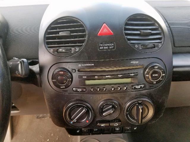 3VWCD31Y54M345239 - 2004 VOLKSWAGEN NEW BEETLE 黄色 照片 9