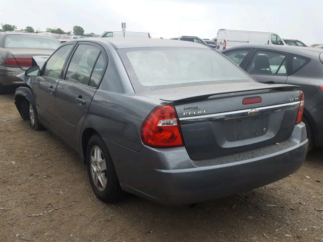 1G1ZT52855F314805 - 2005 CHEVROLET MALIBU LS ნაცრისფერი ფოტო 3