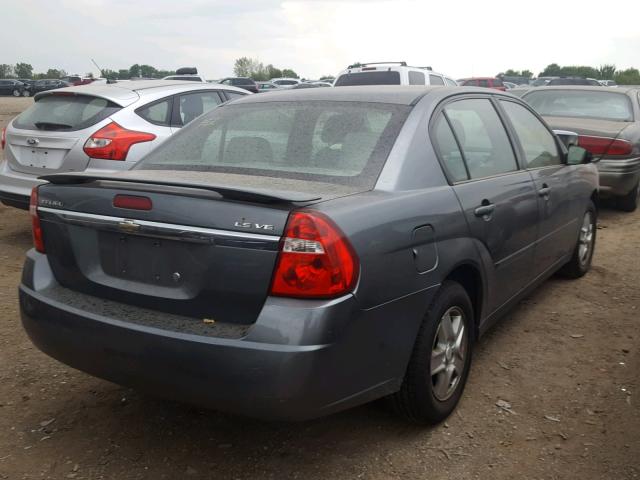 1G1ZT52855F314805 - 2005 CHEVROLET MALIBU LS ნაცრისფერი ფოტო 4