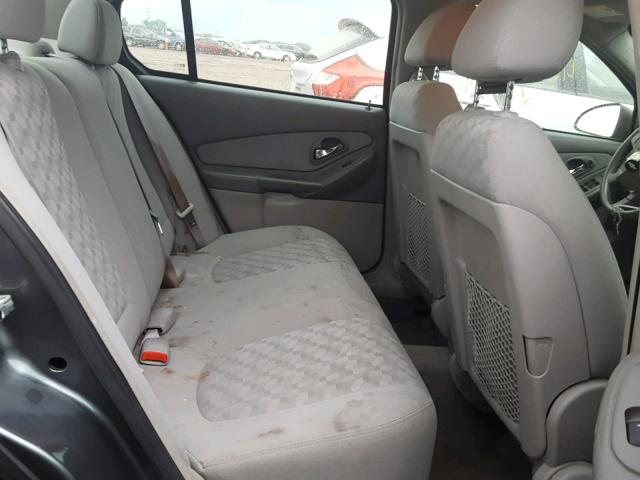 1G1ZT52855F314805 - 2005 CHEVROLET MALIBU LS ნაცრისფერი ფოტო 6