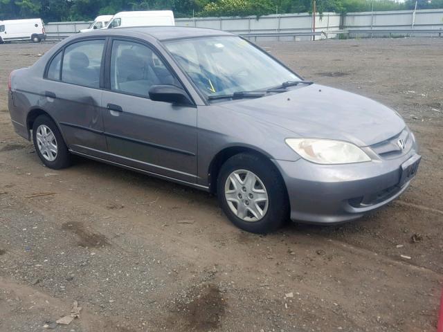 2HGES16305H560922 - 2005 HONDA CIVIC DX V SILVER photo 1