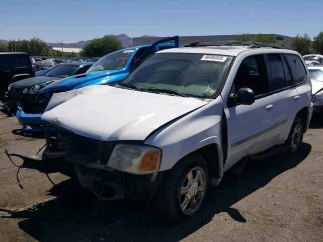 1GKDT13S422250977 - 2002 GMC ENVOY WHITE photo 2