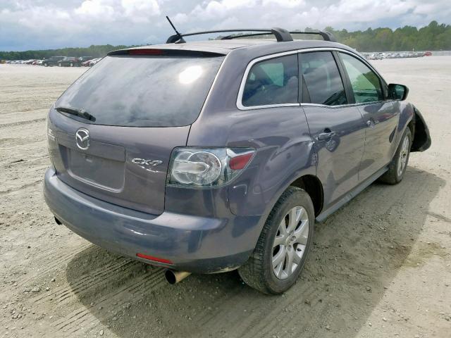 JM3ER293370124883 - 2007 MAZDA CX-7 BLUE photo 4