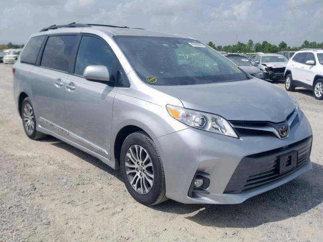 5TDYZ3DC8KS970676 - 2019 TOYOTA SIENNA LIM SILVER photo 1