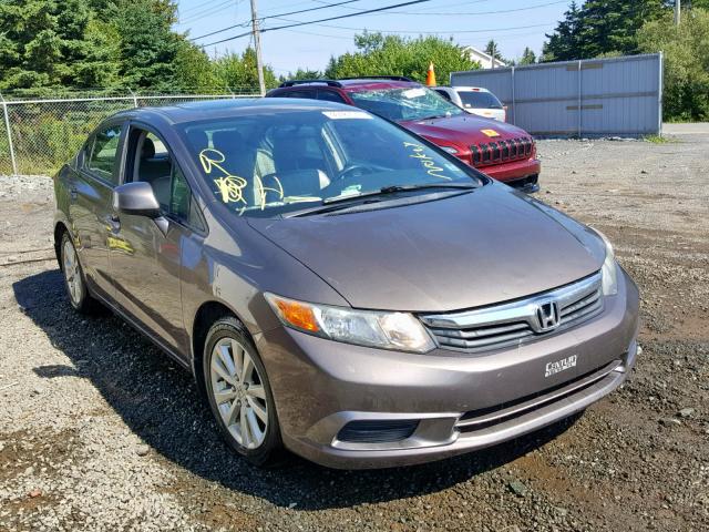 2HGFB2F93CH006124 - 2012 HONDA CIVIC EXL 棕色 照片 1