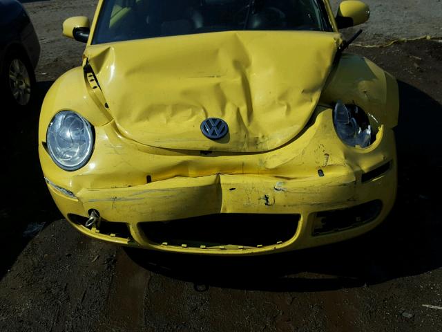 3VWPW31C49M518966 - 2009 VOLKSWAGEN NEW BEETLE Sarı foto 7