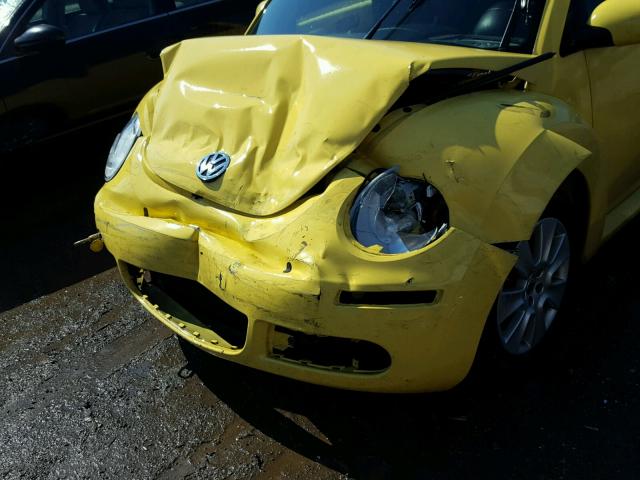 3VWPW31C49M518966 - 2009 VOLKSWAGEN NEW BEETLE Sarı foto 9