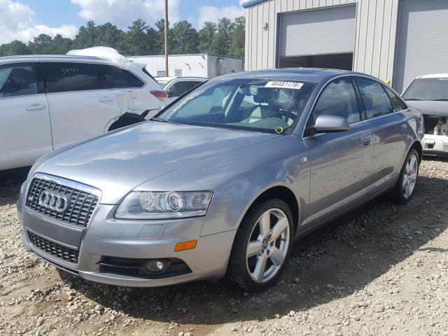 WAUDH74F28N010414 - 2008 AUDI A6 3.2 QUA SILVER photo 2