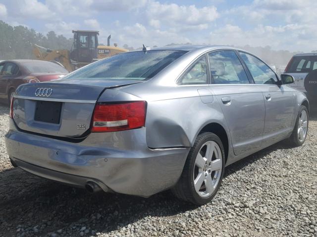 WAUDH74F28N010414 - 2008 AUDI A6 3.2 QUA SILVER photo 4