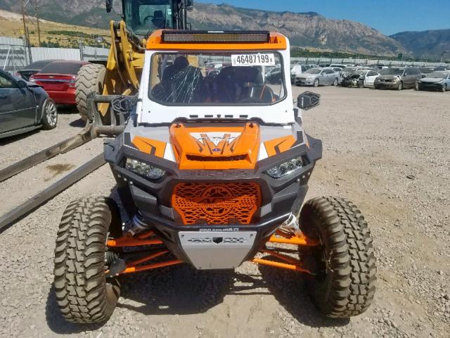 3NSVFE921JF949189 - 2018 POLARIS RZR XP 4 T ORANGE photo 9