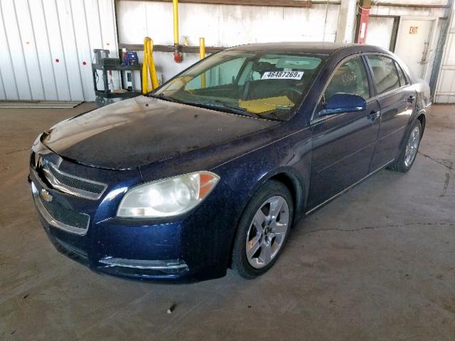 1G1ZC5EB6AF204105 - 2010 CHEVROLET MALIBU 1LT BLUE photo 2