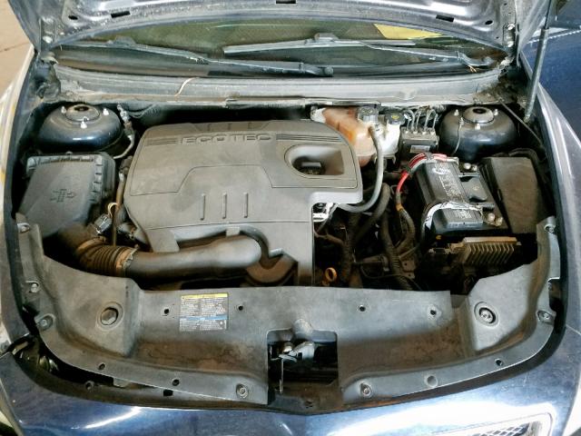 1G1ZC5EB6AF204105 - 2010 CHEVROLET MALIBU 1LT BLUE photo 7