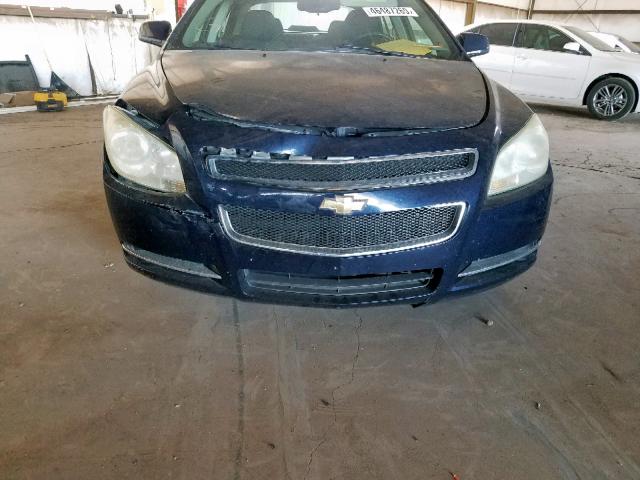 1G1ZC5EB6AF204105 - 2010 CHEVROLET MALIBU 1LT BLUE photo 9