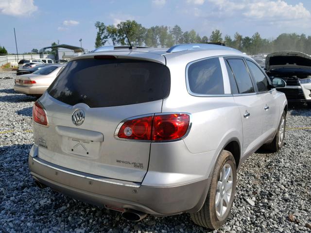 5GALRBED7AJ165423 - 2010 BUICK ENCLAVE CX SILVER photo 4