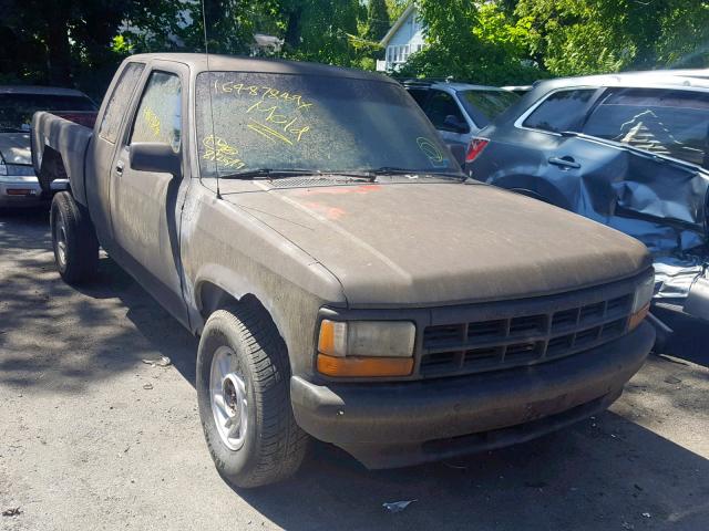 1B7GG23X2PS130715 - 1993 DODGE DAKOTA BLACK photo 1