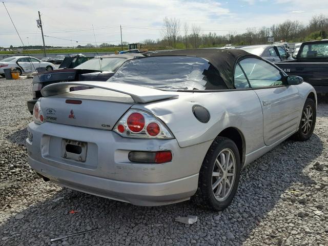 4A3AE45G21E161633 - 2001 MITSUBISHI ECLIPSE SP SILVER photo 4