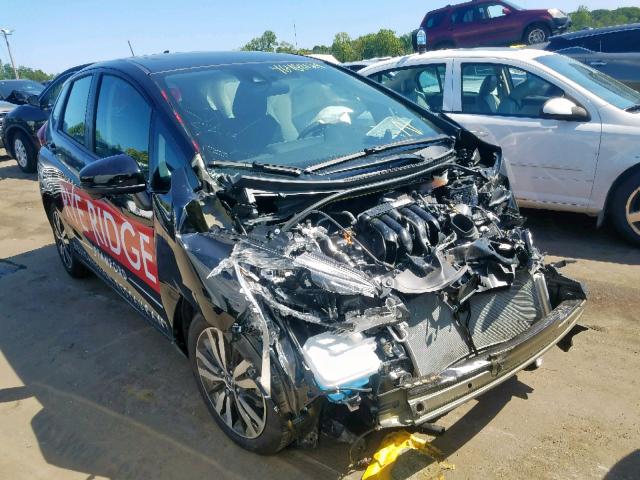 3HGGK5H86KM722252 - 2019 HONDA FIT EX BLACK photo 1