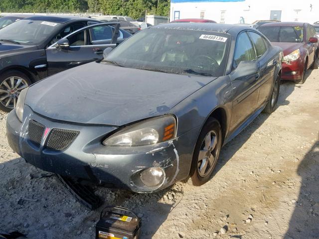 2G2WP552161268358 - 2006 PONTIAC GRAND PRIX GREEN photo 2