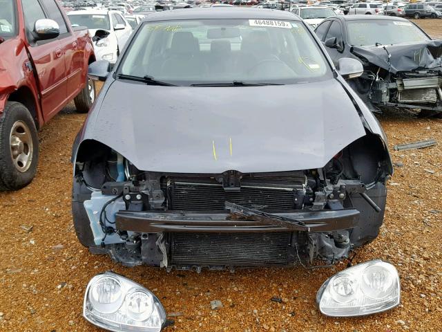 3VWRL71K19M059721 - 2009 VOLKSWAGEN JETTA TDI GRAY photo 7