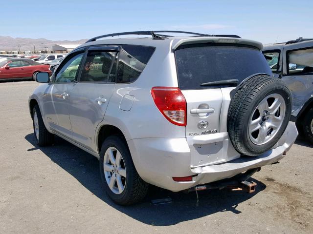 JTMZK34V685019160 - 2008 TOYOTA RAV4 LIMIT SILVER photo 3