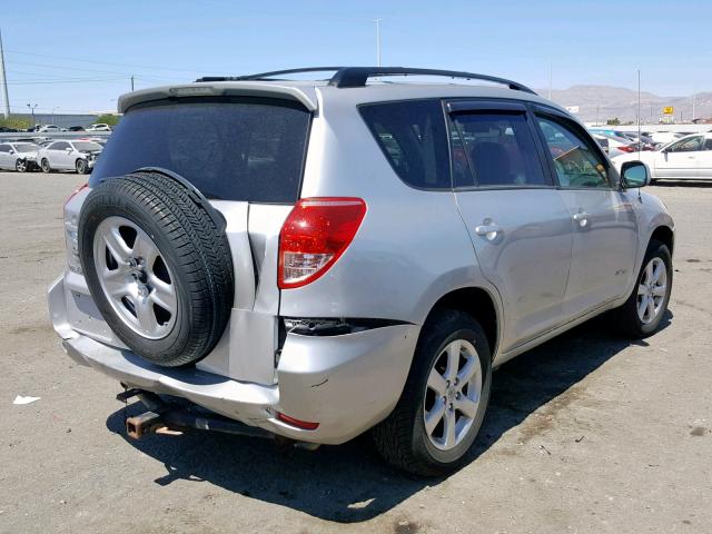 JTMZK34V685019160 - 2008 TOYOTA RAV4 LIMIT SILVER photo 4