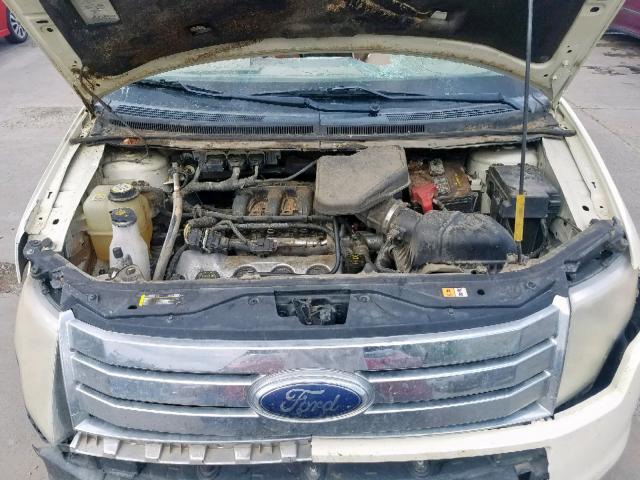 2FMDK48C27BA83582 - 2007 FORD EDGE SEL WHITE photo 7