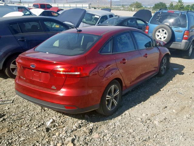 1FADP3FE1GL213104 - 2016 FORD FOCUS SE RED photo 4