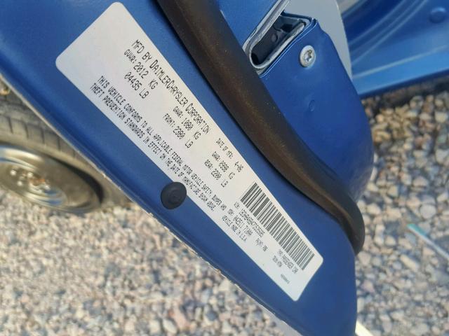 1B3HB48B47D535685 - 2007 DODGE CALIBER SX BLUE photo 10