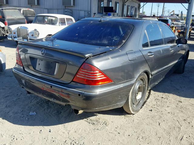 WDBNG70J92A242350 - 2002 MERCEDES-BENZ S 430 GRAY photo 4