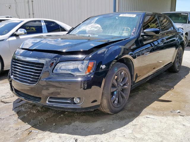 2C3CCAGG4EH374485 - 2014 CHRYSLER 300 S BLACK photo 2