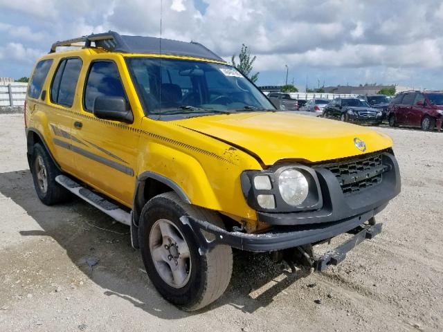 5N1ED28T72C565895 - 2002 NISSAN XTERRA XE YELLOW photo 1