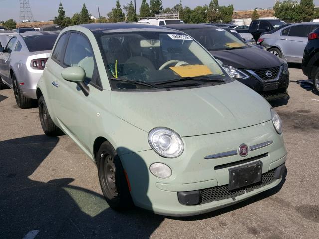 3C3CFFAR6CT382686 - 2012 FIAT 500 POP GREEN photo 1