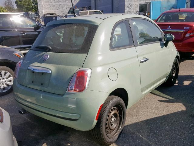 3C3CFFAR6CT382686 - 2012 FIAT 500 POP GREEN photo 4